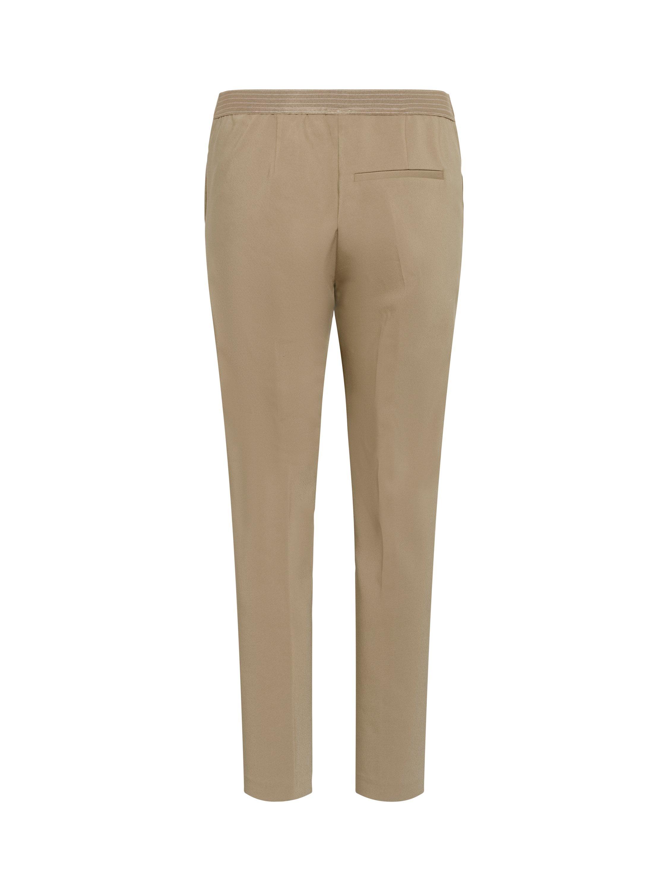 Product image 6 of 6, which shows Saint Tropez Ossa Tailored Trousers, Greige, XS