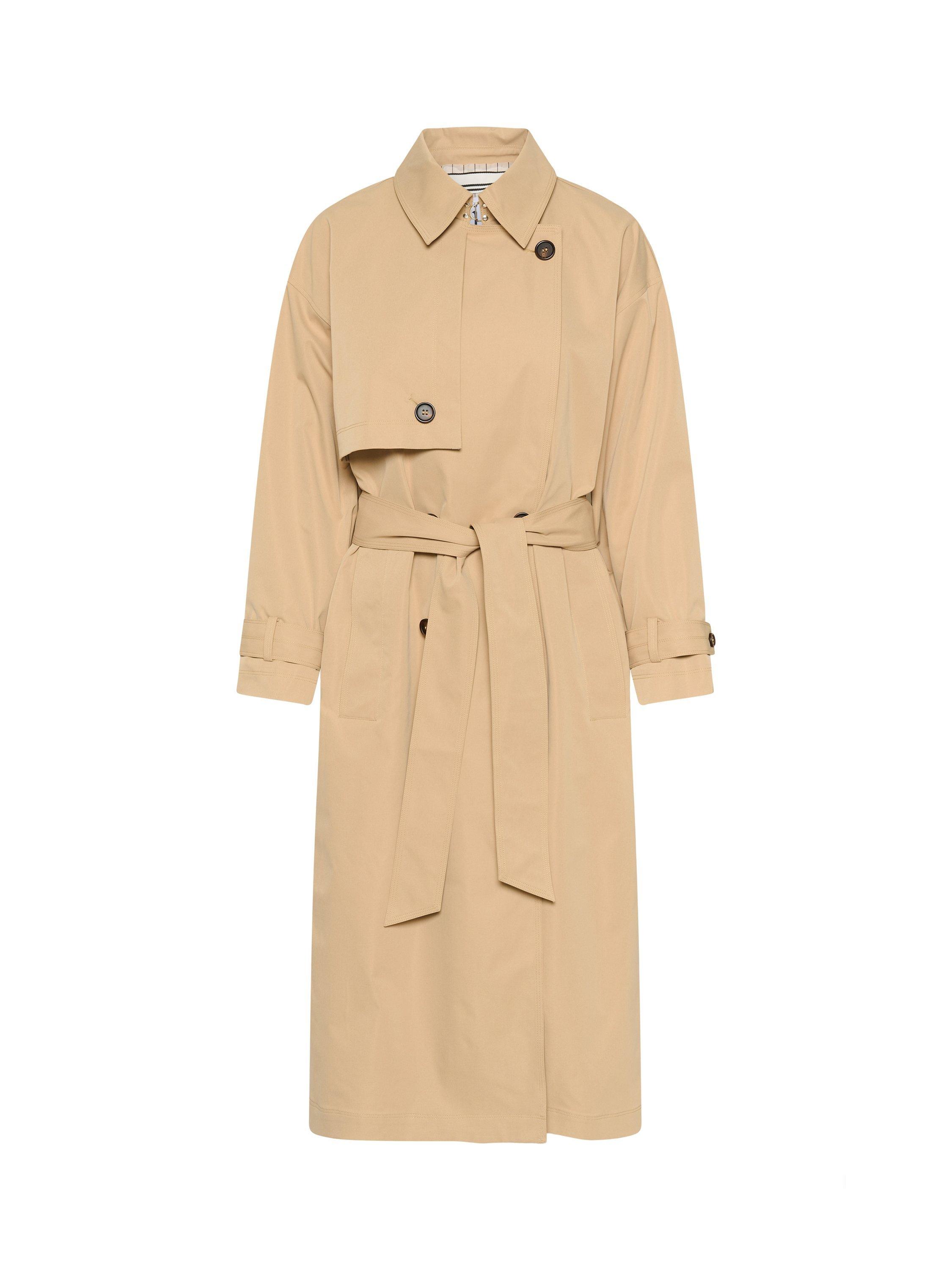 Saint Tropez Otilia Belted Trench Coat, Starfish