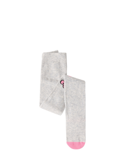 Lindex Kids' Cat Tights, Light Grey Melange, Light Grey Melange