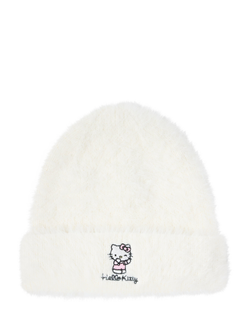 Lindex Kids' Hello Kitty Beanie Hat, Off White, Off White, Off White