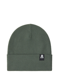 Lindex Kids' Basic Beanie Hat, Dark Dusty Khaki