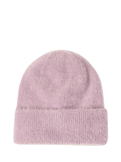 Lindex Kids' Fluffy Knit Beanie Hat, Light Dusty Lilac, Light Dusty Lilac