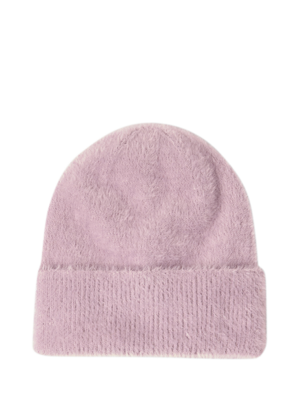 Lindex Kids' Fluffy Knit Beanie Hat, Light Dusty Lilac, Light Dusty Lilac