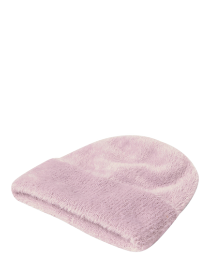 Lindex Kids' Fluffy Knit Beanie Hat, Light Dusty Lilac - view 2, Light Dusty Lilac