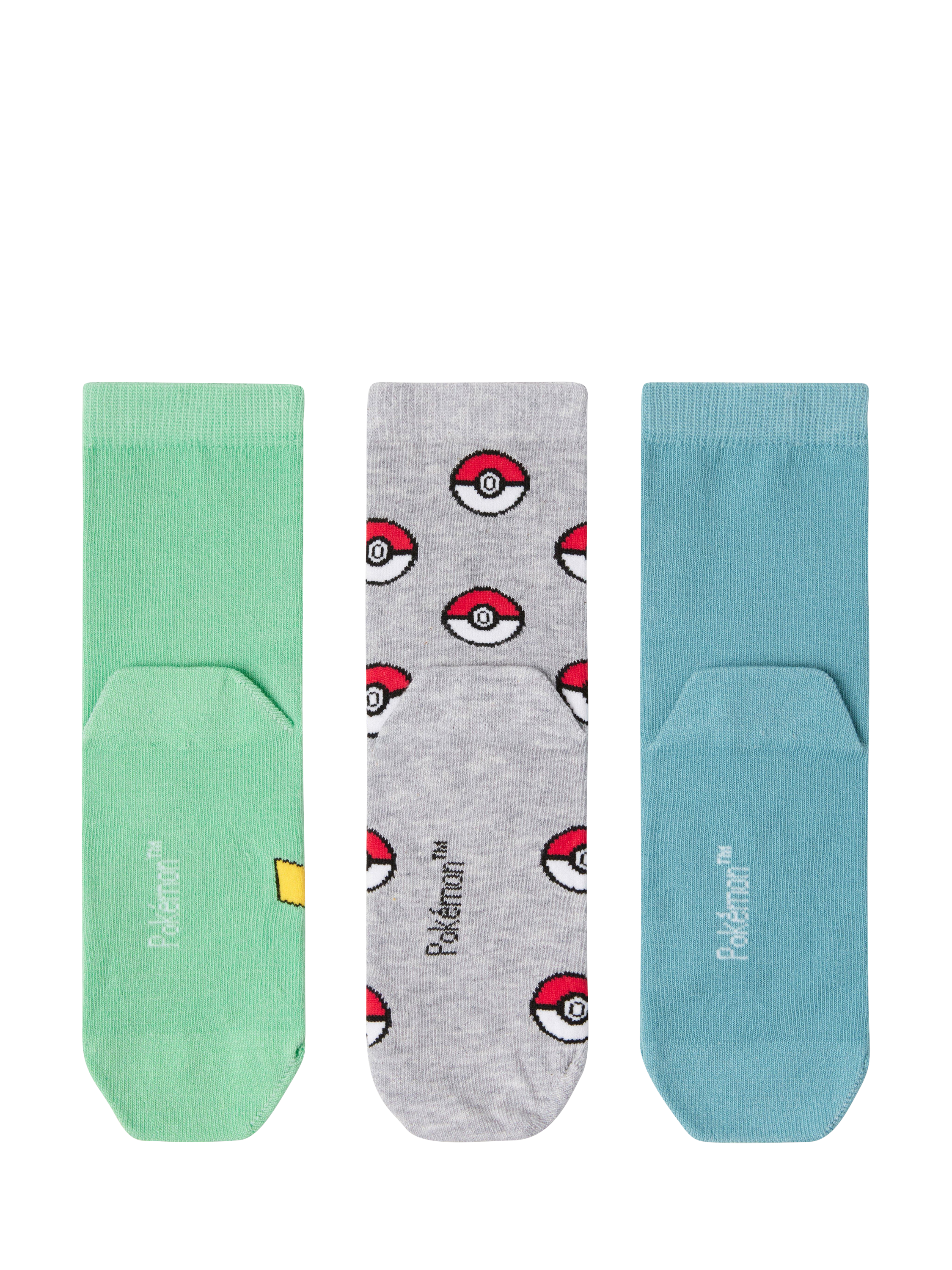 Product image 2 of 3, which shows Lindex Kids' Pokemon Socks, Pack of 3, Multi, 2-4 years
