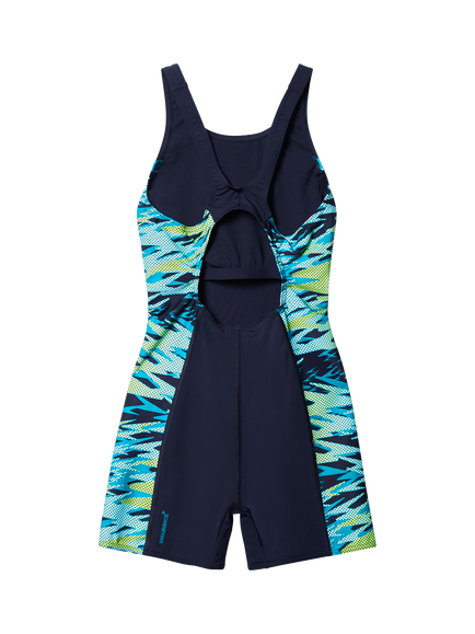 Speedo Hyperboom Splice Muscleback Legsuit, Anthracite/Hypert - view 2, Anthracite/Hypert