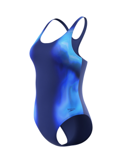 Speedo Print Medalist Swimsuit, Night Watch, Night Watch