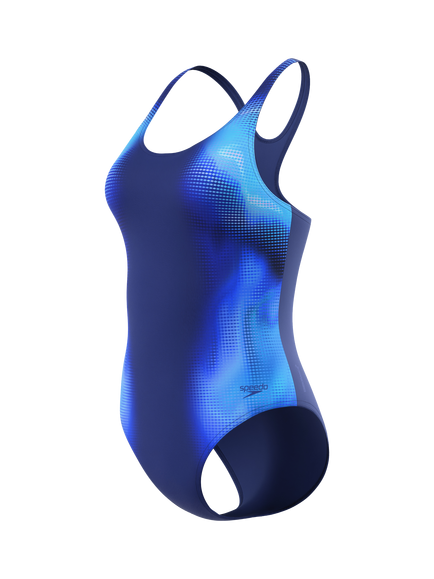 Speedo Print Medalist Swimsuit, Night Watch, Night Watch
