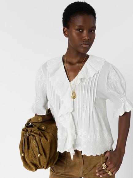 Gerard Darel Ceylia Blouse, White, White