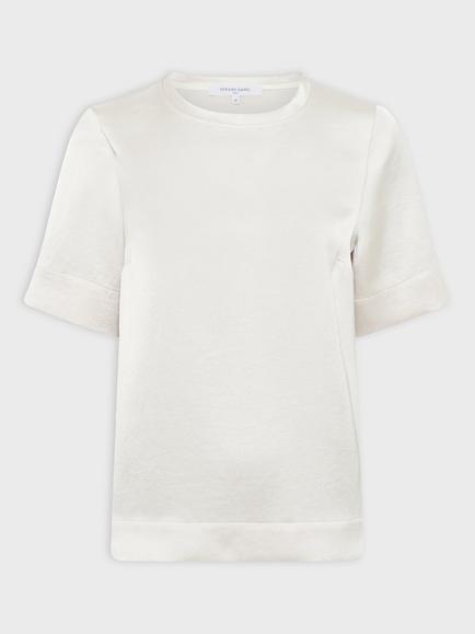 Gerard Darel Crew Neck Cileia T-Shirt, Ecru, Ecru