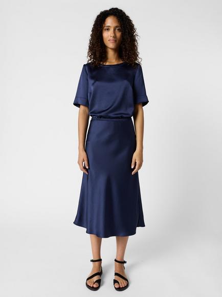 Gerard Darel Jolana Midi Skirt, Navy, Navy
