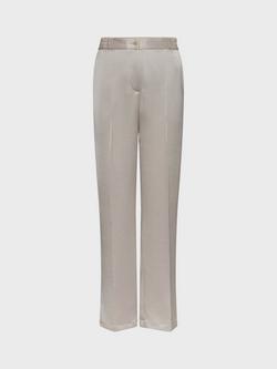 Gerard Darel Amelya Straight Leg Trousers, Ecru, Ecru