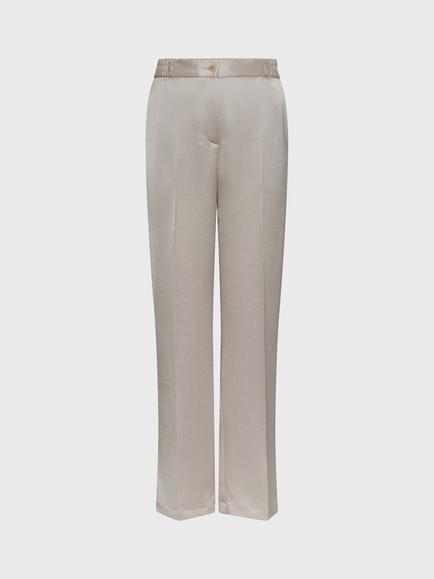 Gerard Darel Amelya Straight Leg Trousers, Ecru, Ecru