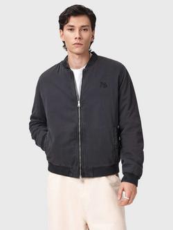 AllSaints Forres Cotton Bomber Jacket, Blainn Black, Blainn Black