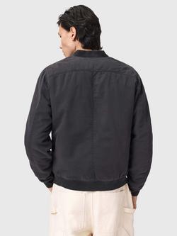 AllSaints Forres Cotton Bomber Jacket, Blainn Black - view 2, Blainn Black
