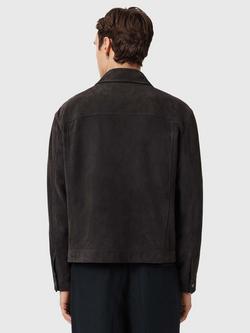 AllSaints Shelton Jacket, Washed Black - view 2, Washed Black
