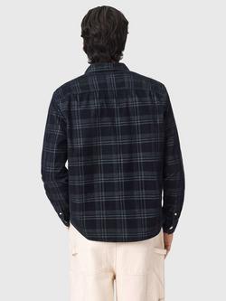 AllSaints Rockley Cotton Check Shirt, Surge Black - view 2, Surge Black