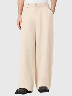 AllSaints Jackson Denim Trousers, Pebble White
