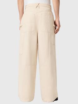 AllSaints Jackson Denim Trousers - view 2, Pebble White