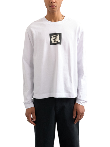 Topman Studio Print Relaxed Fit Cotton T-Shirt, White, White
