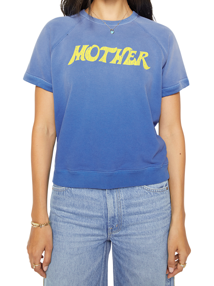 MOTHER Concert Logo Crew Neck Cotton T-Shirt, Mother Swirl, Mother Swirl
