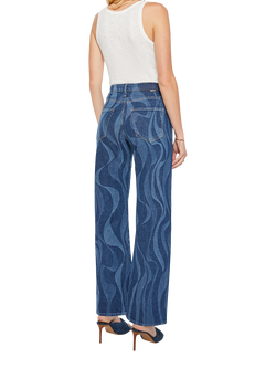 MOTHER The Lasso Sneak Wide Leg Jeans, Twist Of Fate - view 2, Twist Of Fate