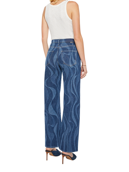 MOTHER The Lasso Sneak Wide Leg Jeans, Twist Of Fate - view 2, Twist Of Fate