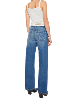 MOTHER Dodger Slouchy Fit Straight Leg Jeans, Green Thumb - view 2, Green Thumb