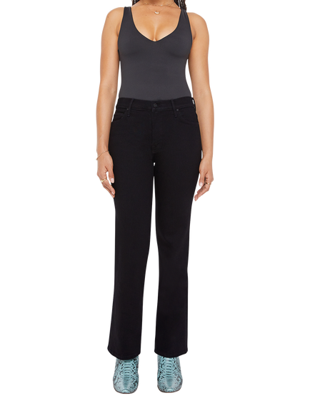 MOTHER Lil Kick It High Rise Straight Leg Jeans, Nighty Night, Nighty Night