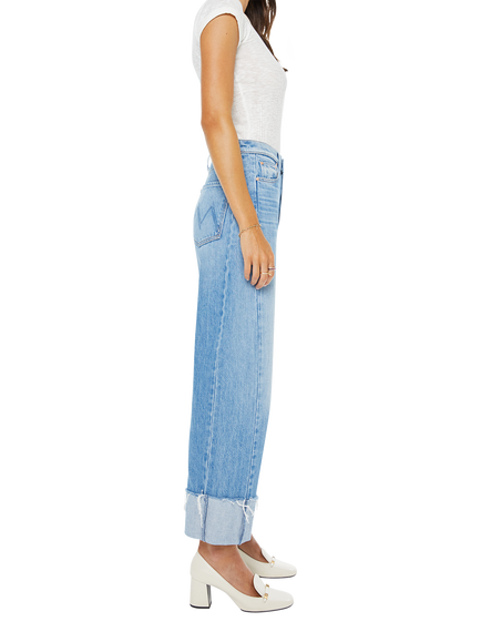 MOTHER The Half-Pipe Ankle Cuff Fray Jeans, Last Bite - view 2, Last Bite