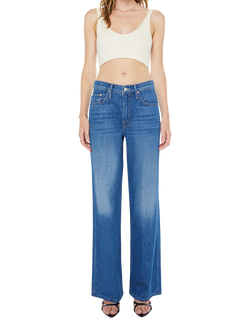 MOTHER Mid Rise Loose Wide Leg Jeans, Big Tipper, Big Tipper