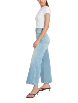 Good American Tech Cropped Palazzo Jeans, Indigo1225 - view 2, Indigo1225