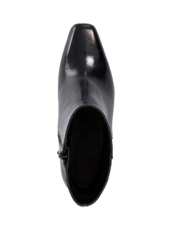 Dune London Ovation Leather High Heel Ankle Boots - view 2, Black