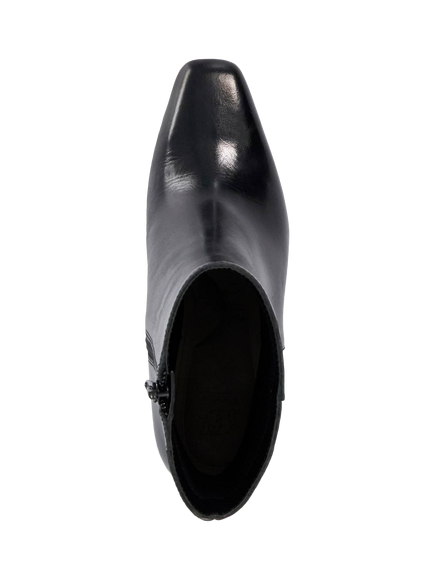 Dune London Ovation Leather High Heel Ankle Boots - view 2, Black