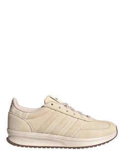 adidas Run 70s 2.0 Leather Blend Lace Up Trainers, Cream, Cream