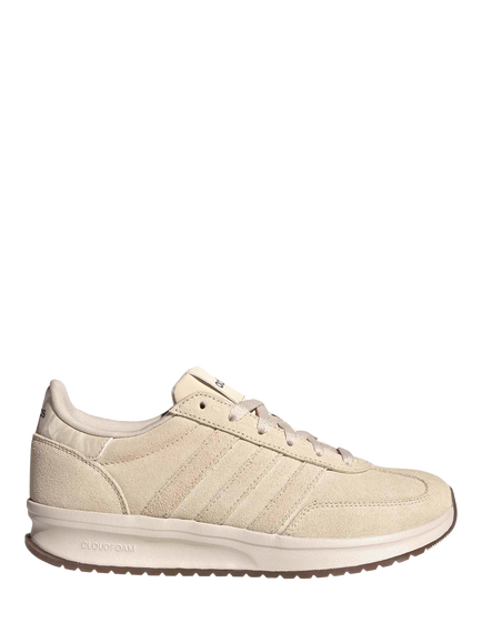 adidas Run 70s 2.0 Leather Blend Lace Up Trainers, Cream, Cream