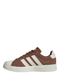 adidas Street Talk Lace Up Trainers, Brown Multi - view 2, Brown Multi