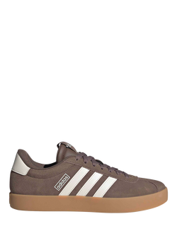 adidas VL Court 3.0 Trainers, Brown Mid, Brown Mid