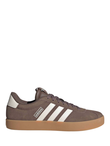 adidas VL Court 3.0 Trainers, Brown Mid, Brown Mid