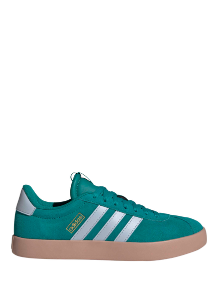 adidas VL Court 3.0 Trainers, Green/Sky, Green/Sky
