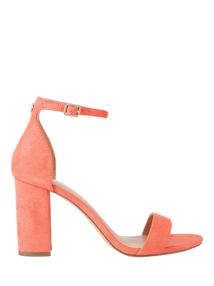 Carvela Capo Block Heel Sandals, Orange, Orange
