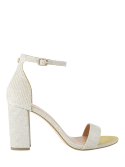 Carvela Capo Block Heel Sandals, Gold, Gold