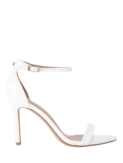 Carvela Capo Strappy Stiletto Heel Sandals, White, White