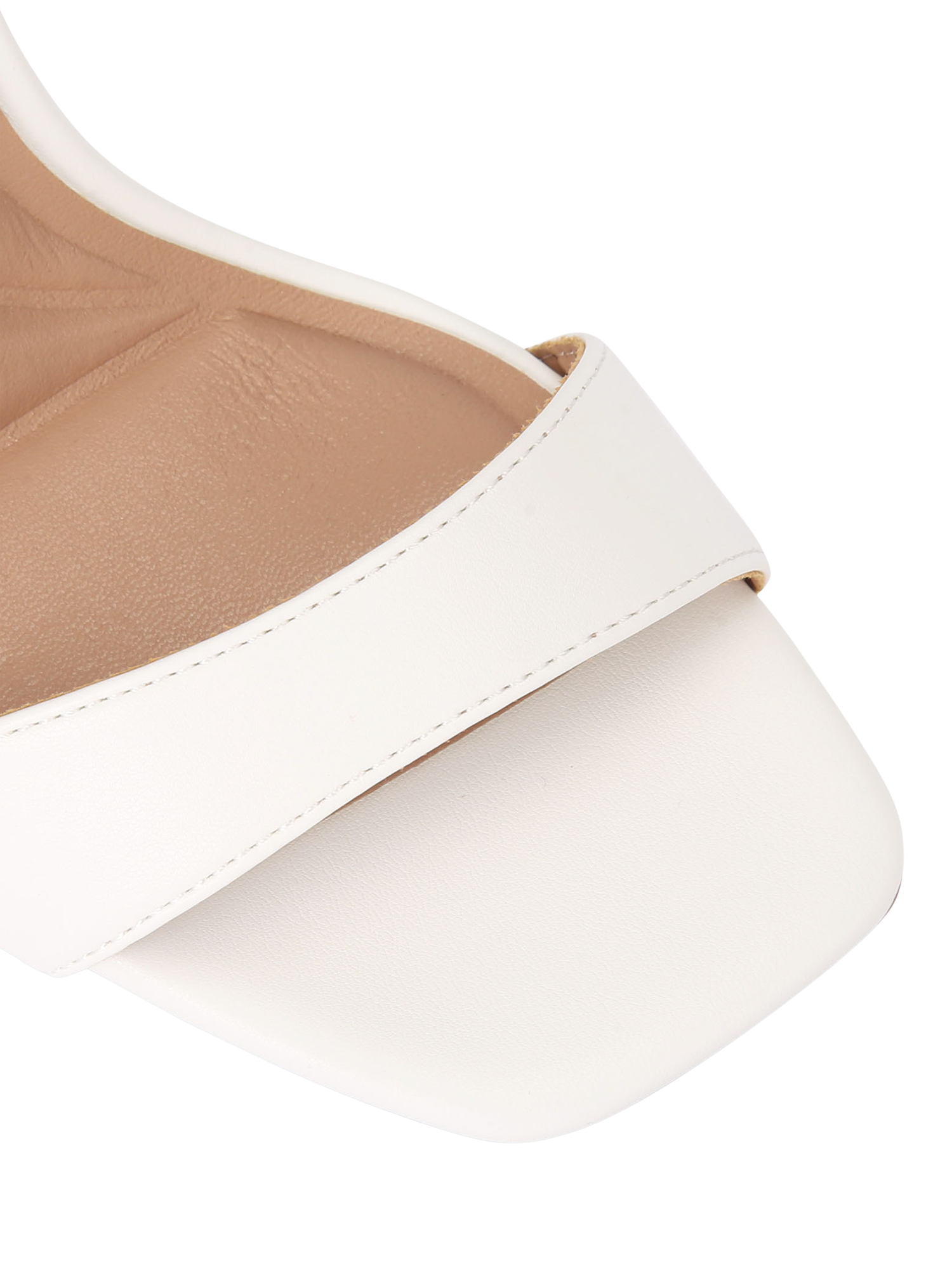 Product image 4 of 4, which shows Carvela Regatta Block Heel Sandals, White, 3