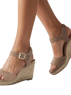 Carvela Sadie Wedge Heel Sandals, Natural Taupe - view 2, Natural Taupe