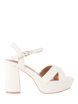 Carvela Sonata High Heel Strappy Sandals, Natural Putty, Natural Putty
