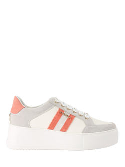 Carvela Jive Lace Up Platform Trainers, Orange Mid, Orange Mid