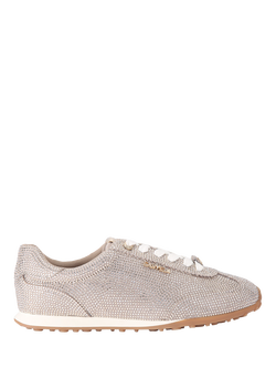 Carvela Martina Lace Up Trainers, Taupe, Taupe