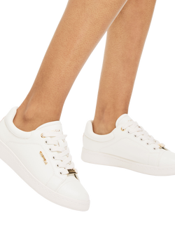 Carvela Soara Lace Up Trainers, White - view 2, White