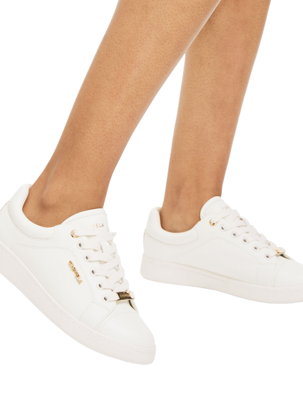 Carvela Soara Lace Up Trainers, White - view 2, White